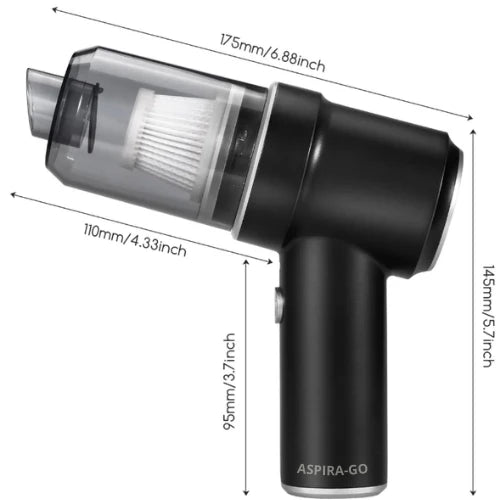 Aspira-Go: Limpieza sin cables, sin esfuerzo y al instante