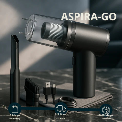Aspira-Go: Limpieza sin cables, sin esfuerzo y al instante